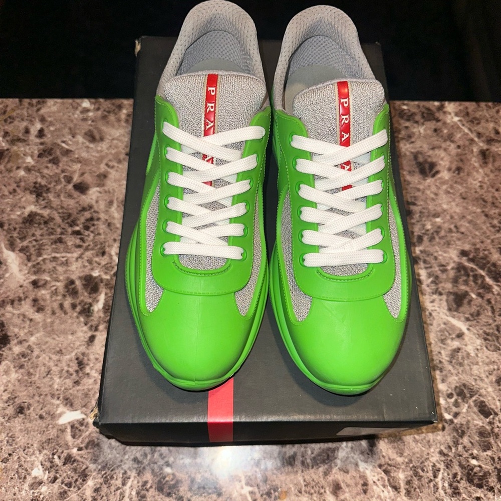 LUXURY PRADA AMERICAS CUP ICON SOFT SNEAKERS